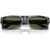 Persol PO3398S Striped Grey Green Polarised Front Folded