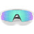 Oakley Sphaera Strike Matte White Prizm Sapphire Front Folded