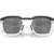 Oakley HSTN SQ Matte Black Prizm Black Polarised Front Folded