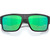 Costa Del Mar Taxman Matte Black Green 580g Polarised Glass Front Folded