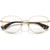 Burberry Glasses BE1398 Light Gold Front Folded
