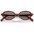 Miu Miu MU04ZS Opaline Bordeaux Grey Front Folded