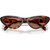 Miu Miu MUB11SU Havana Brown Front Folded
