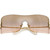 Miu Miu MUB53S Gold Light Brown Bronze Mirror Front Folded