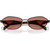 Prada PRD50S Satin Cigar Bordeaux Front Folded