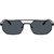 Prada PRD53S Satin Black Dark Grey Front