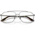 Dolce & Gabbana Glasses DG1364 Gunmetal Clear Front Folded
