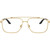 Dolce & Gabbana Glasses DG1364 Gold Clear Front