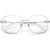 Dolce & Gabbana Glasses DG1366 Silver Clear Front Folded