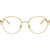 Dolce & Gabbana Glasses DG1365 Gold Clear Front