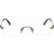 Miu Miu Glasses MU50YV Old Gold Clear Front