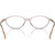 Miu Miu Glasses MU09XV Transparent Mauve Clear Inner Frame