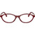 Miu Miu Glasses MU09XVF Opal Burgundy Clear Front