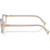 Miu Miu Glasses MU09XVF Transparent Mauve Clear Temple