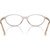 Miu Miu Glasses MU09XVF Transparent Mauve Clear Inner Frame