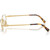 Miu Miu Glasses MU52ZV Gold Clear Temple