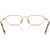 Miu Miu Glasses MU52ZV Gold Clear Inner Frame