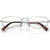 Miu Miu Glasses MU52ZV Silver Clear Front Folded