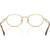 Prada Glasses PRD53VD Gold Clear Inner Frame