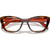 Prada Glasses PR19WV Juniper Havana Clear Front Folded