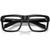 Prada Glasses PRD02V Black Clear Front Folded