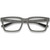 Prada Linea Rossa Glasses PS02SV Metal Grey Clear Front Folded