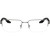 Prada Linea Rossa Glasses PS51SV Gunmetal Clear Front