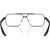Prada Linea Rossa Glasses PS51TV Matte Black Clear Inner Frame