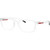 Prada Linea Rossa Glasses PS06RV Matte Crystal Clear Angle