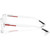 Prada Linea Rossa Glasses PS06RV Matte Crystal Clear Temple