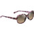 Maui Jim Hiluhilu Spotted Pink Havana HCL Bronze Polarised Glass Angle