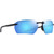 Maui Jim Ho'okipa Ultra G Shiny Black Grey Blue Hawaii Polarised Angle