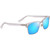 Maui Jim Kawika XL Shiny Crystal Blue Hawaii Polarised Angle