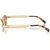 Miu Miu MUB52S Ancient Gold Brown Temple