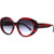Reality Eyewear Luxe Second to Midnight Merlot Smoke Gradient Angle