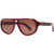 Reality Eyewear Luxe Ryder Merlot Brown Angle