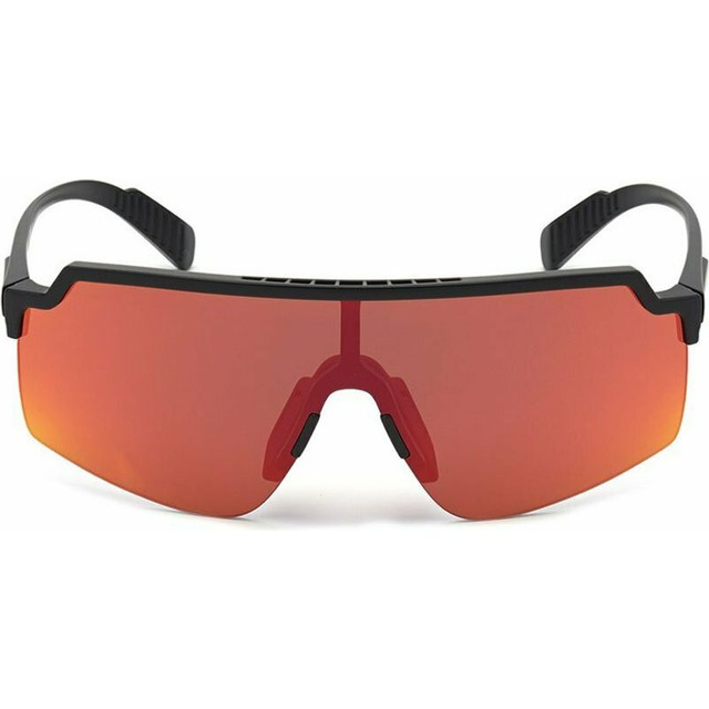 SP0018 - Black/Red Orange Mirror Lenses