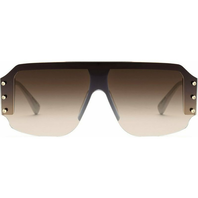 AM Eyewear Paddy - White/Brown Gradient Lenses