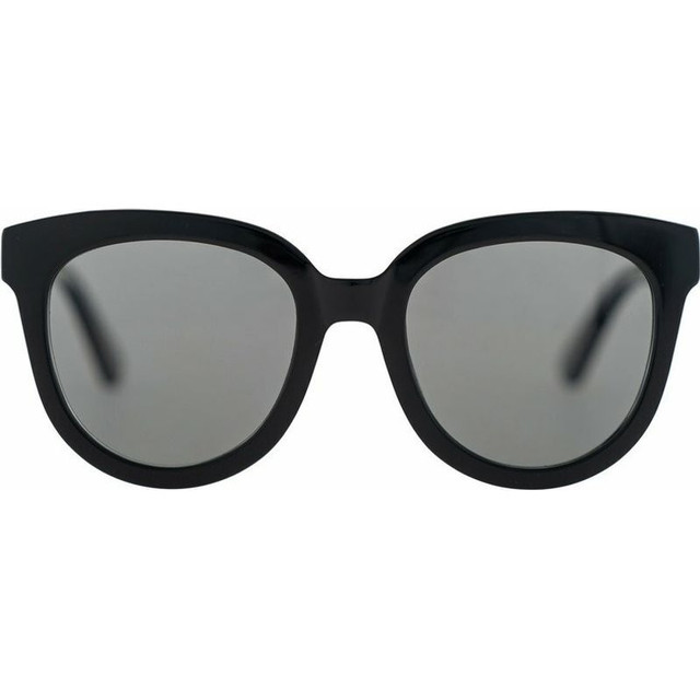 Bay - Shiny Black/Grey Polarised Lenses