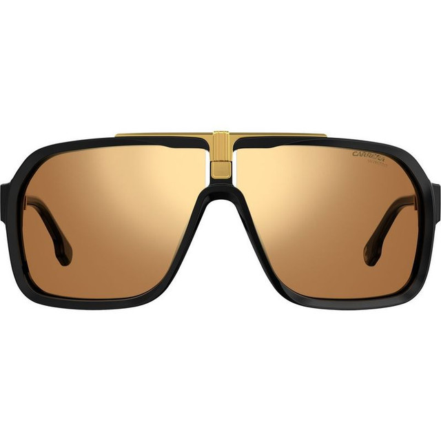 1014/S - Black/Gold Mirror Lenses