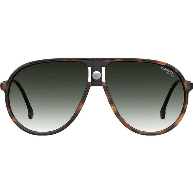 1034/S - Dark Havana/Green Gradient Lenses