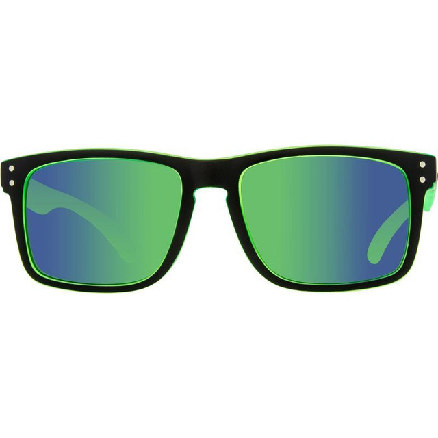 Goblin - Matte Black/Green Mirror Polarised Lenses