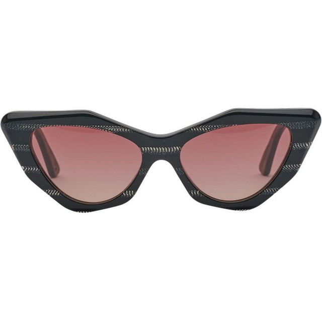 Mookhi - Bio-Acetate Black Devil/Rose Vital Gradient Lenses