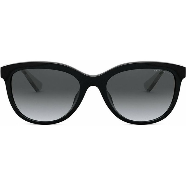 Coach 8285U - Black/Dark Grey Gradient Polarised Lenses