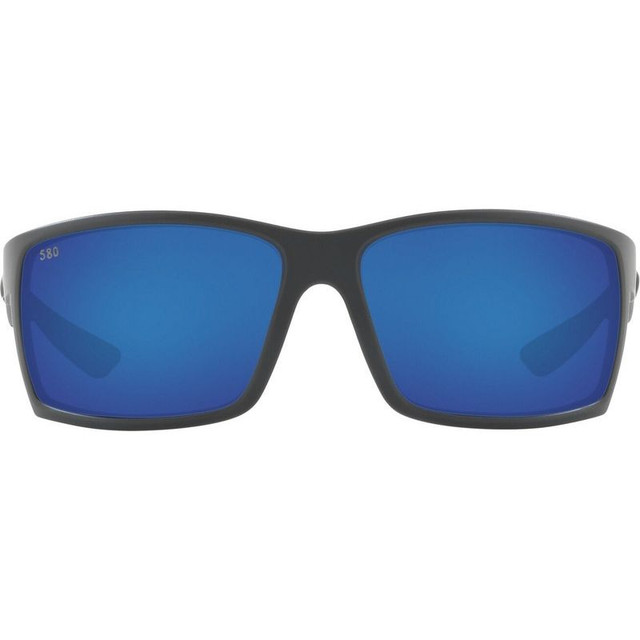 Reefton - Matte Grey/Blue Mirror Polarised Glass Lenses