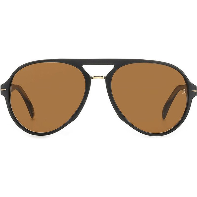 David Beckham DB 7005/S - Matte Black/Brown Lenses