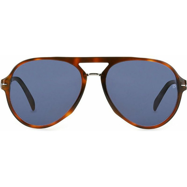 David Beckham DB 7005/S - Red Havana/Blue Avio Lenses