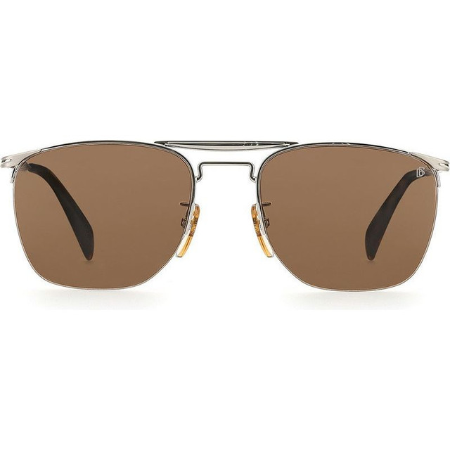 David Beckham DB 1001/S - Palladium/Brown Lenses