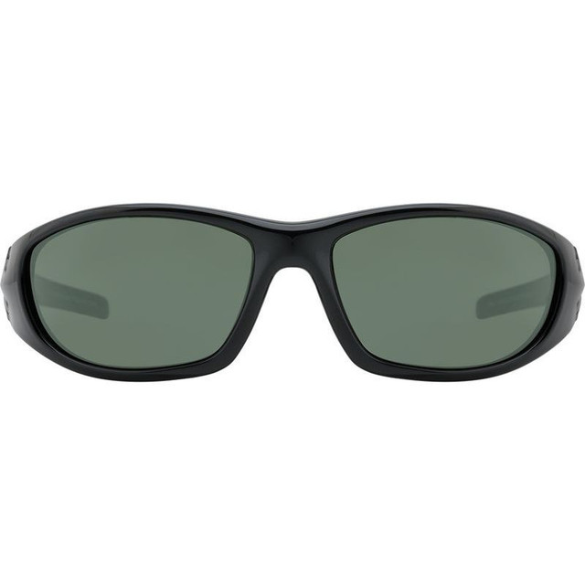 Dirty Dog Coal Safety - Shiny Black/Green Polarised Lenses