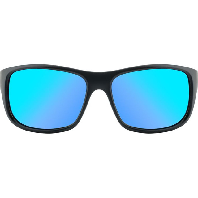 Phin - Satin Black/Ice Blue Mirror Polarised Lenses